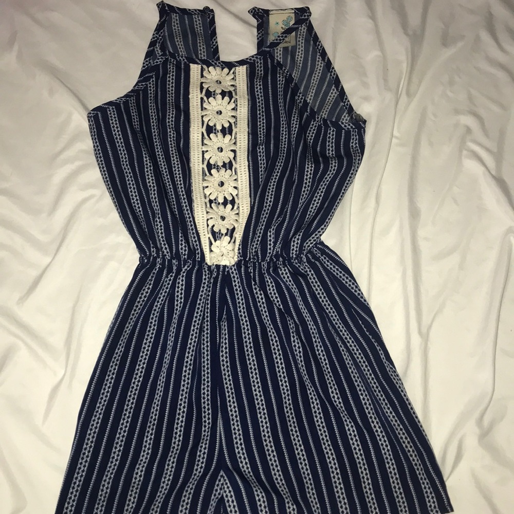 Blue romper